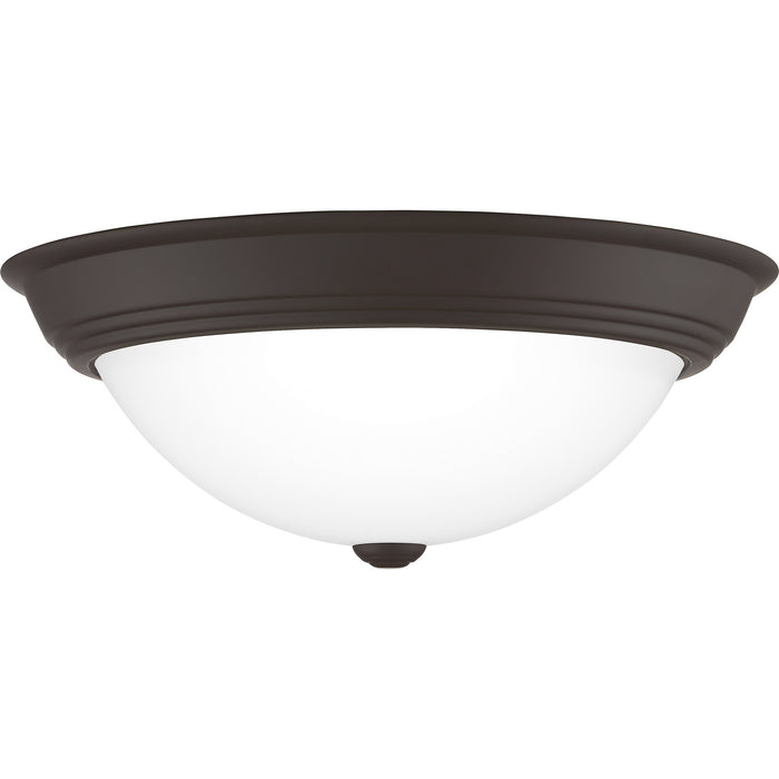 Quoizel ERW1615OZ Three Light Flush Mount, Old Bronze