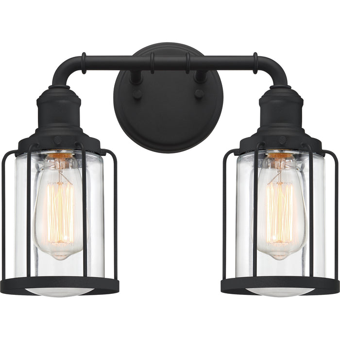 Quoizel LUD8615EK Two Light Bath, Earth Black
