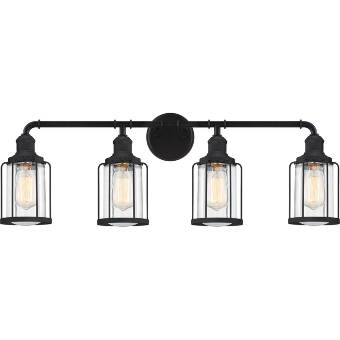 Quoizel LUD8634EK Four Light Bath, Earth Black