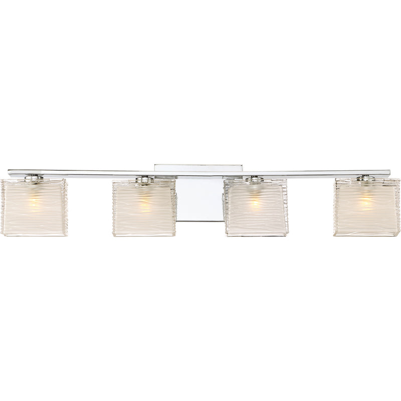 Quoizel WCP8604C Four Light Bath Fixture, Polished Chrome