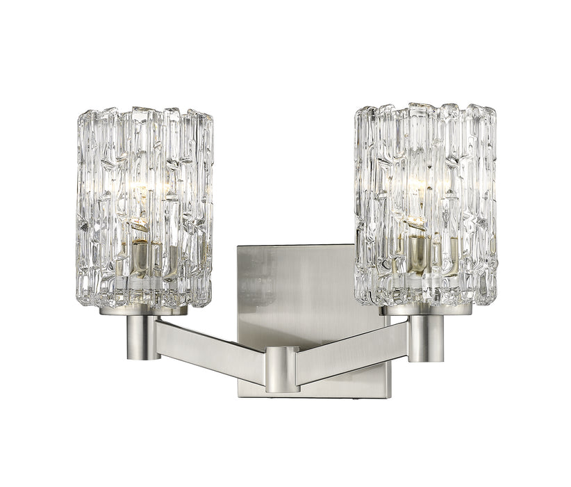 Z-Lite 1931-2V-BN Two Light Vanity, Brushed Nickel