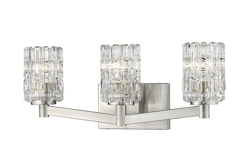 Z-Lite 1931-3V-BN Three Light Vanity, Brushed Nickel