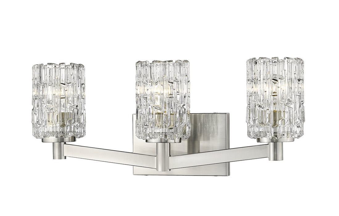 Z-Lite 1931-3V-BN Three Light Vanity, Brushed Nickel