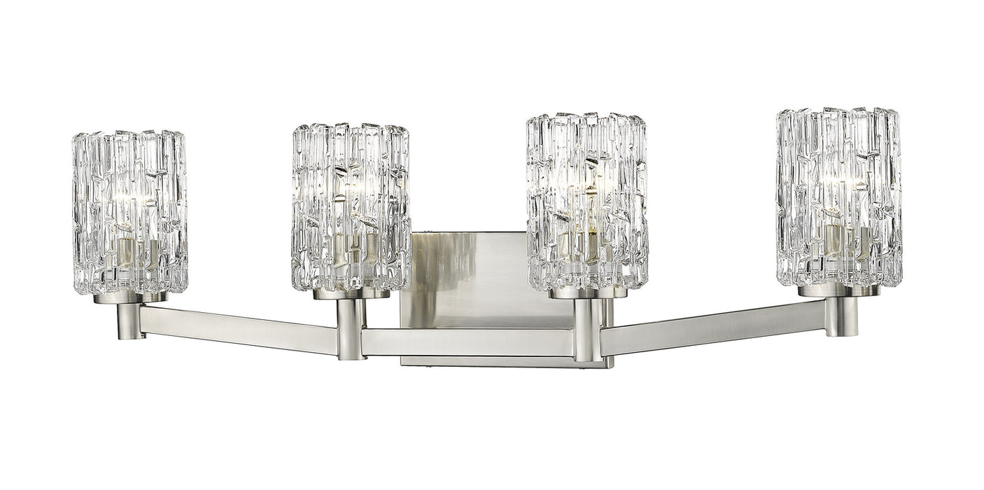 Z-Lite 1931-4V-BN Four Light Vanity, Brushed Nickel