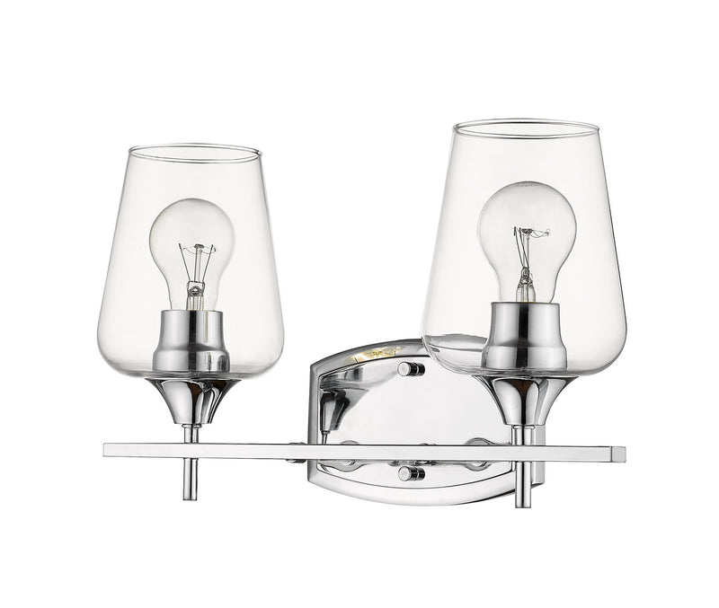 Z-Lite 473-2V-CH Two Light Vanity, Chrome