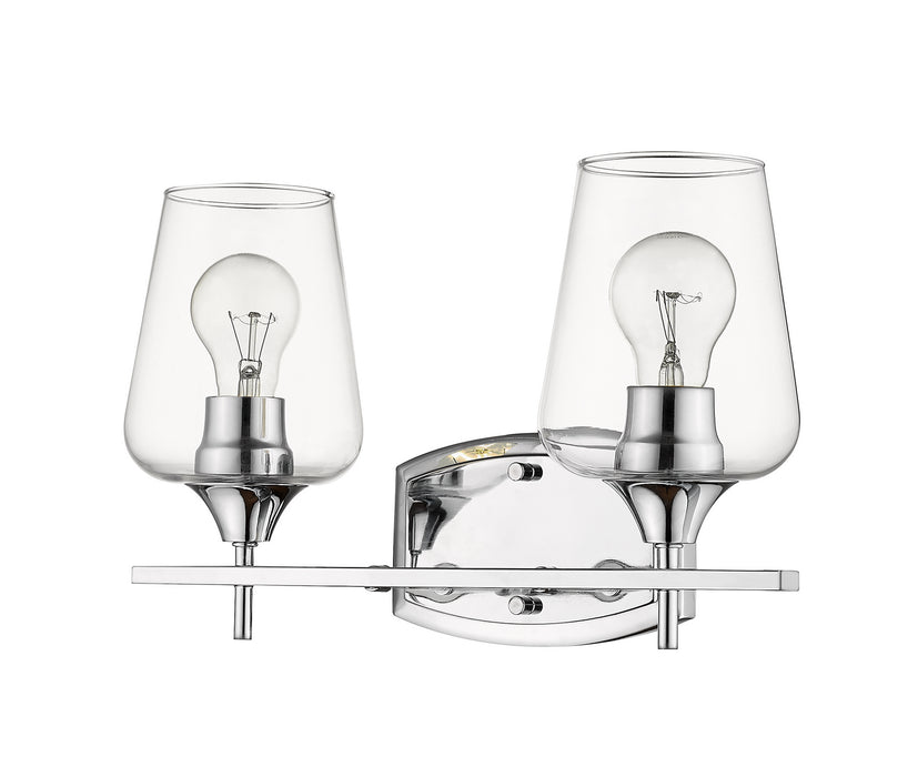 Z-Lite 473-2V-CH Two Light Vanity, Chrome