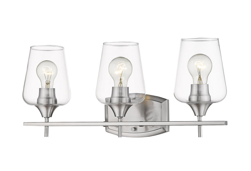 Z-Lite 473-3V-BN Three Light Vanity, Brushed Nickel