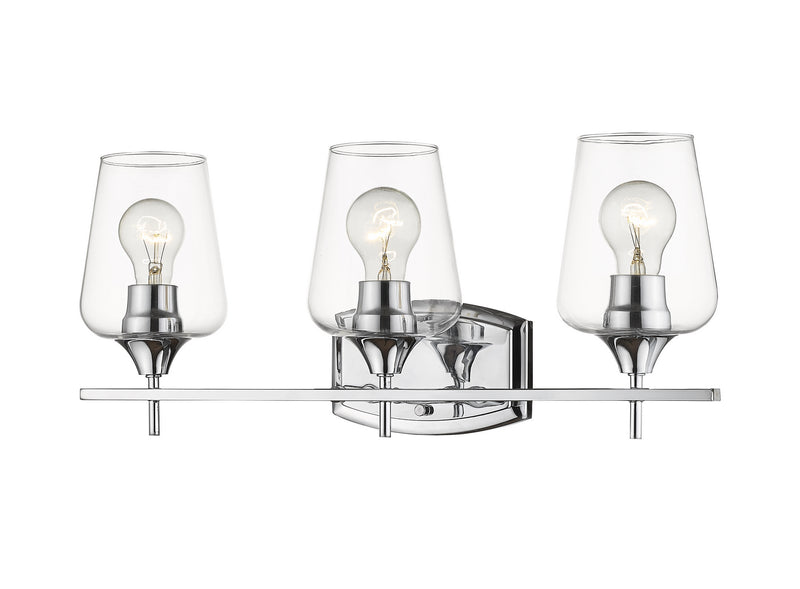 Z-Lite 473-3V-CH Three Light Vanity, Chrome