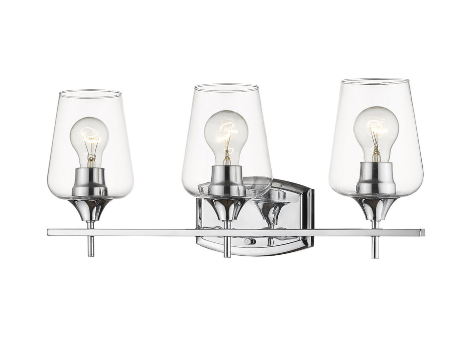 Z-Lite 473-3V-CH Three Light Vanity, Chrome