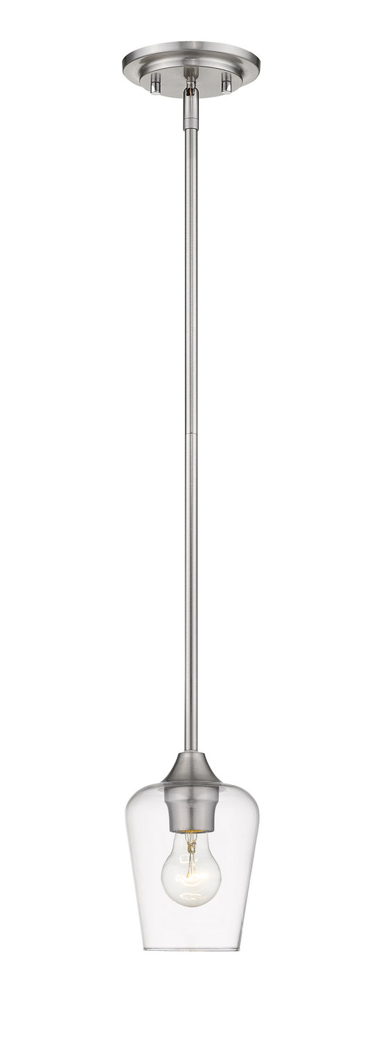 Z-Lite 473MP-BN One Light Pendant, Brushed Nickel