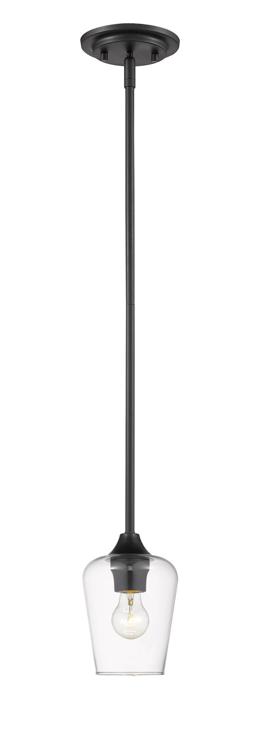 Z-Lite 473MP-MB One Light Pendant, Matte Black