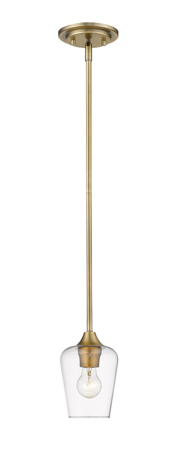 Z-Lite 473MP-OBR One Light Pendant, Olde Brass