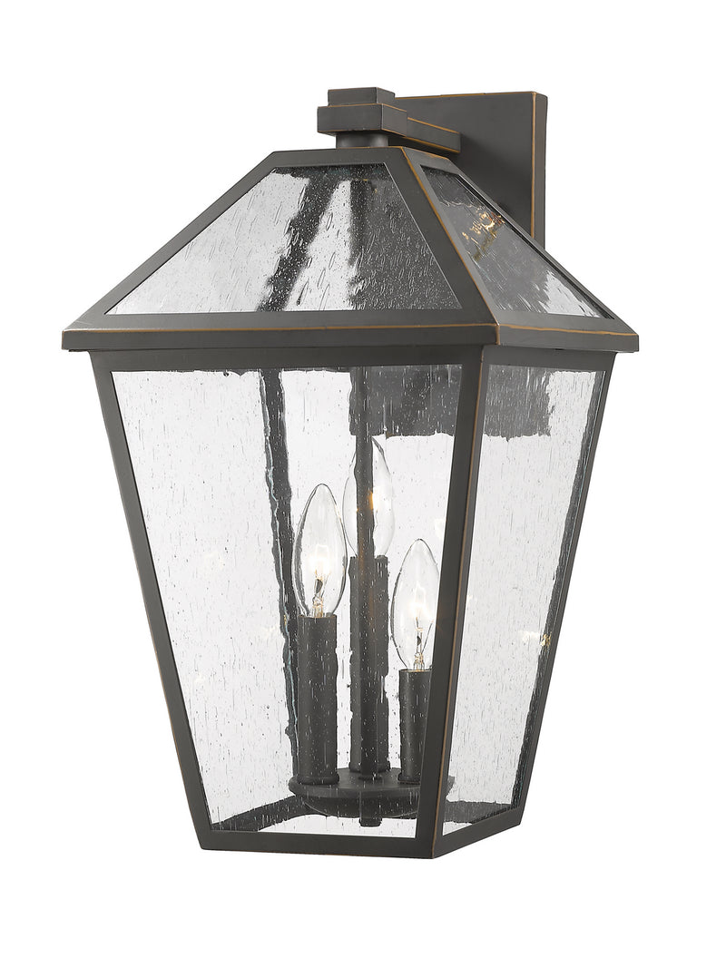 Z-Lite 579B-ORB Three Light Outdoor Wall Light, Oil Rubbed Bronze