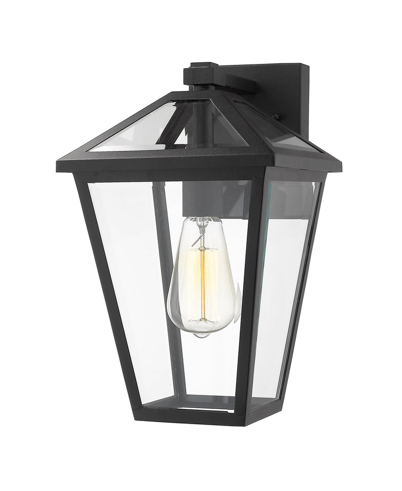Z-Lite 579M-BK One Light Outdoor Wall Light, Black