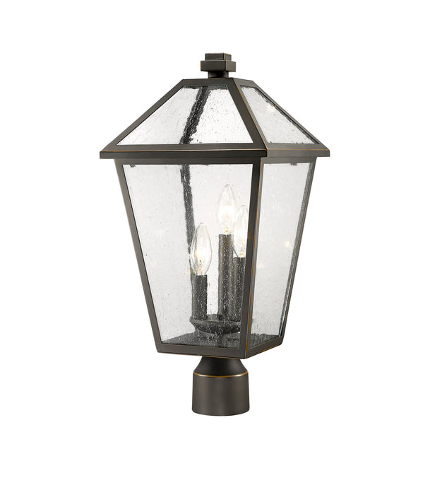 Z-Lite 579PHBR-ORB Three Light Outdoor Post Mount Fixture, Oil Rubbed Bronze
