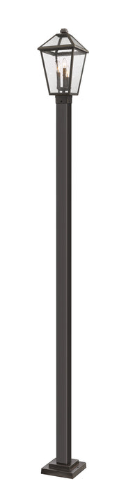 Z-Lite 579PHBS-536P-ORB Three Light Outdoor Post Mounted Fixture, Oil Rubbed Bronze