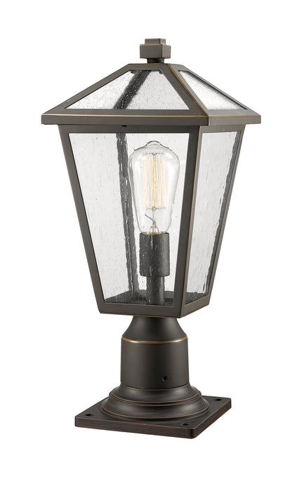 Z-Lite 579PHMR-533PM-ORB One Light Outdoor Pier Mounted Fixture, Oil Rubbed Bronze