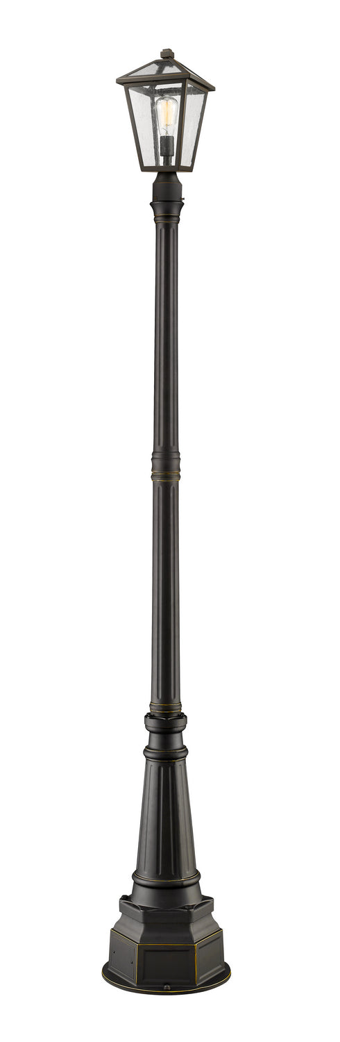 Z-Lite 579PHMR-564P-ORB One Light Outdoor Post Mounted Fixture, Oil Rubbed Bronze