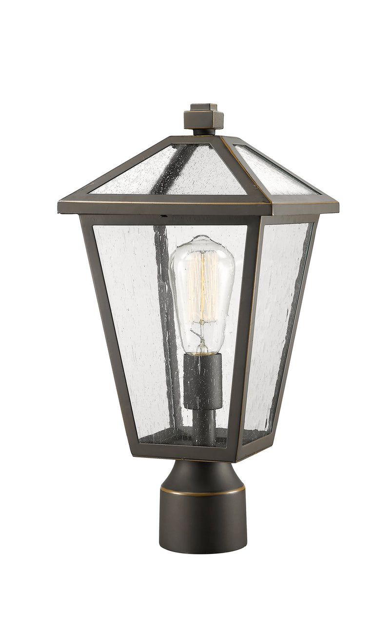 Z-Lite 579PHMR-ORB One Light Outdoor Post Mount Fixture, Oil Rubbed Bronze
