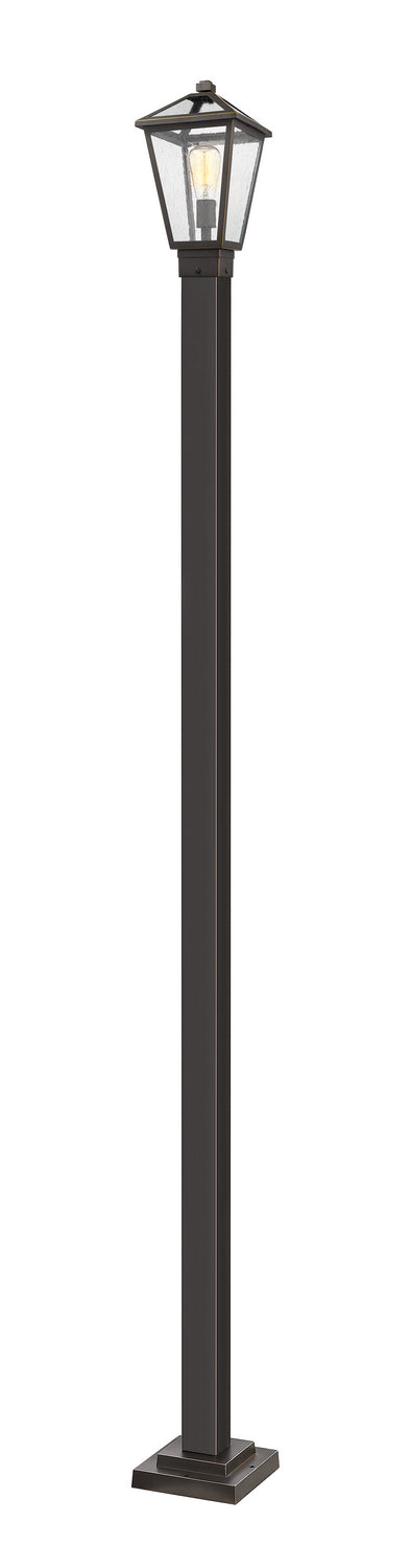 Z-Lite 579PHMS-536P-ORB One Light Outdoor Post Mounted Fixture, Oil Rubbed Bronze