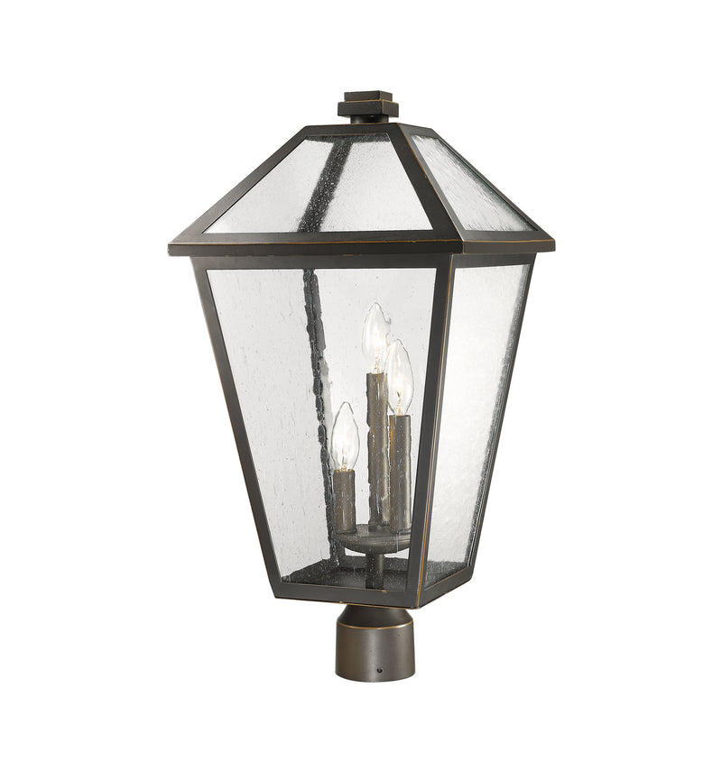 Z-Lite 579PHXLR-ORB Three Light Outdoor Post Mount Fixture, Oil Rubbed Bronze