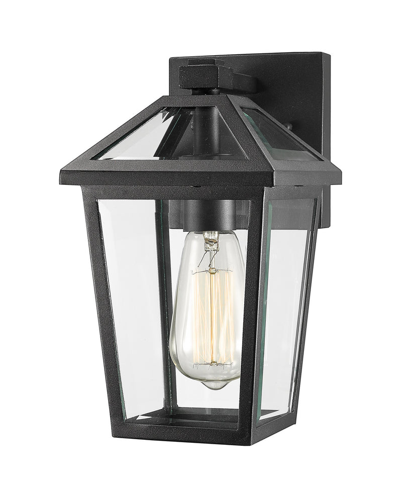 Z-Lite 579S-BK One Light Outdoor Wall Light, Black