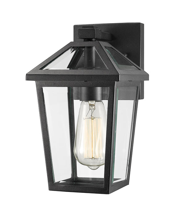 Z-Lite 579S-BK One Light Outdoor Wall Light, Black
