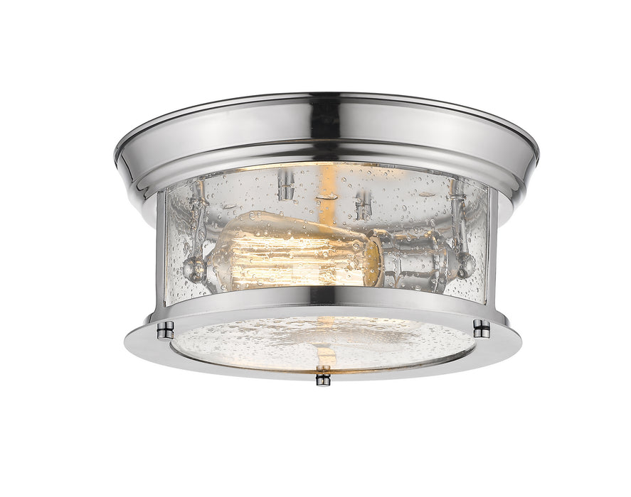 Z-Lite 727F10-CH Two Light Flush Mount, Chrome
