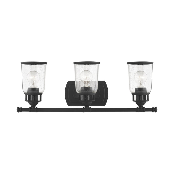 Livex Lighting 10513-04 Three Light Vanity, Black
