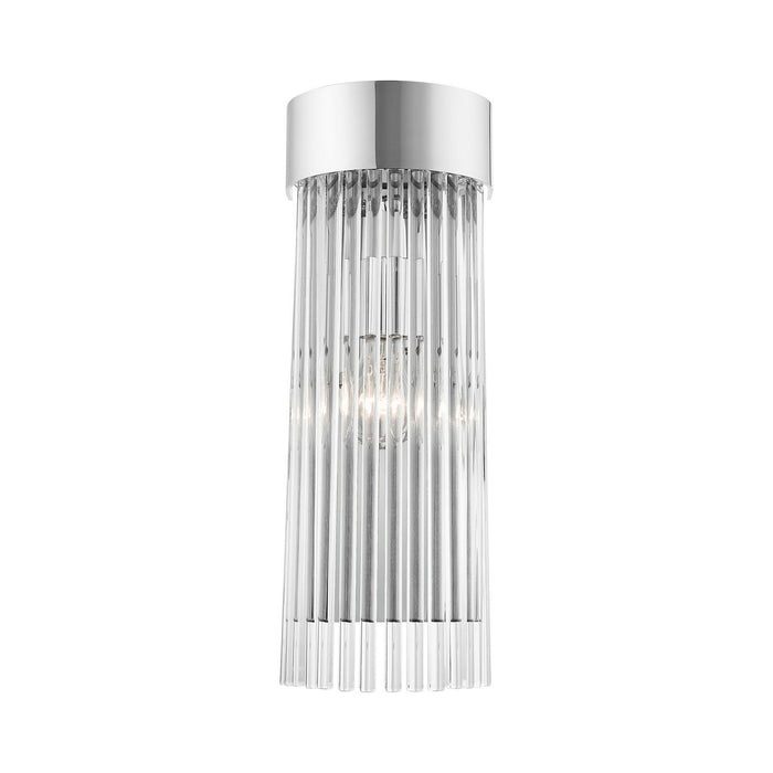 Livex Lighting 15711-05 One Light Wall Sconce, Polished Chrome
