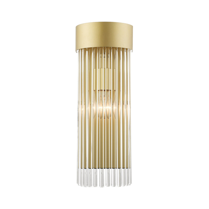 Livex Lighting 15711-33 One Light Wall Sconce, Soft Gold