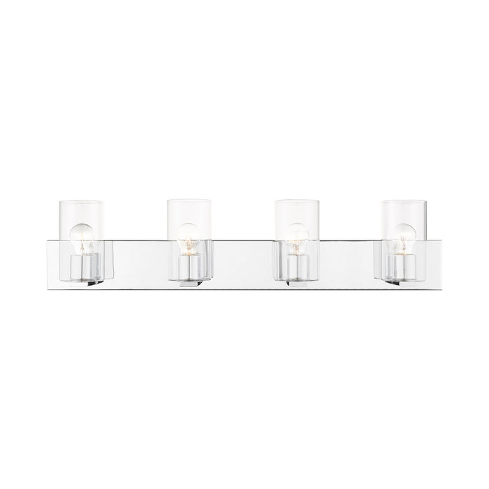 Livex Lighting 16554-05 Four Light Vanity, Polished Chrome
