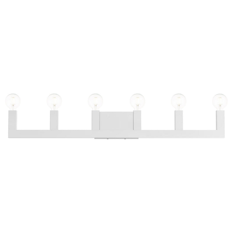 Livex Lighting 16815-05 Six Light Vanity, Polished Chrome