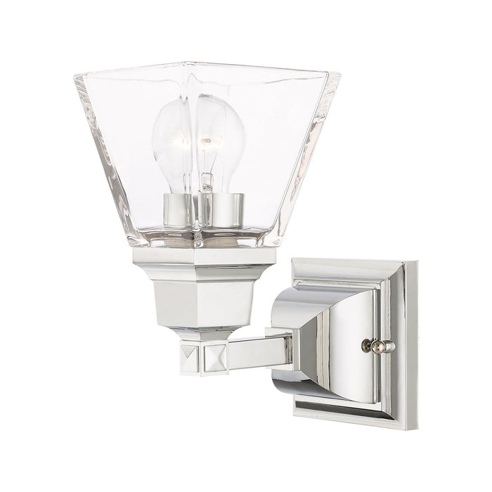 Livex Lighting 17171-05 One Light Wall Sconce, Polished Chrome