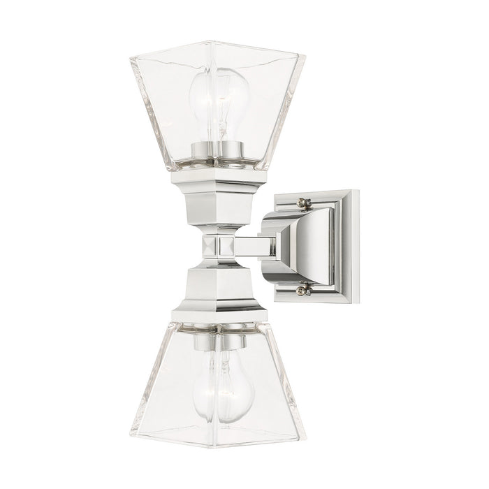 Livex Lighting 17178-05 Two Light Wall Sconce, Polished Chrome