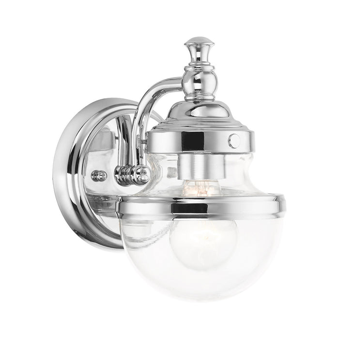 Livex Lighting 17411-05 One Light Vanity, Polished Chrome