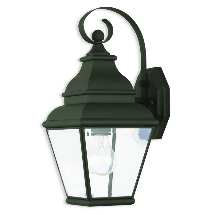 Livex Lighting 2590-04 One Light Outdoor Wall Lantern, Black