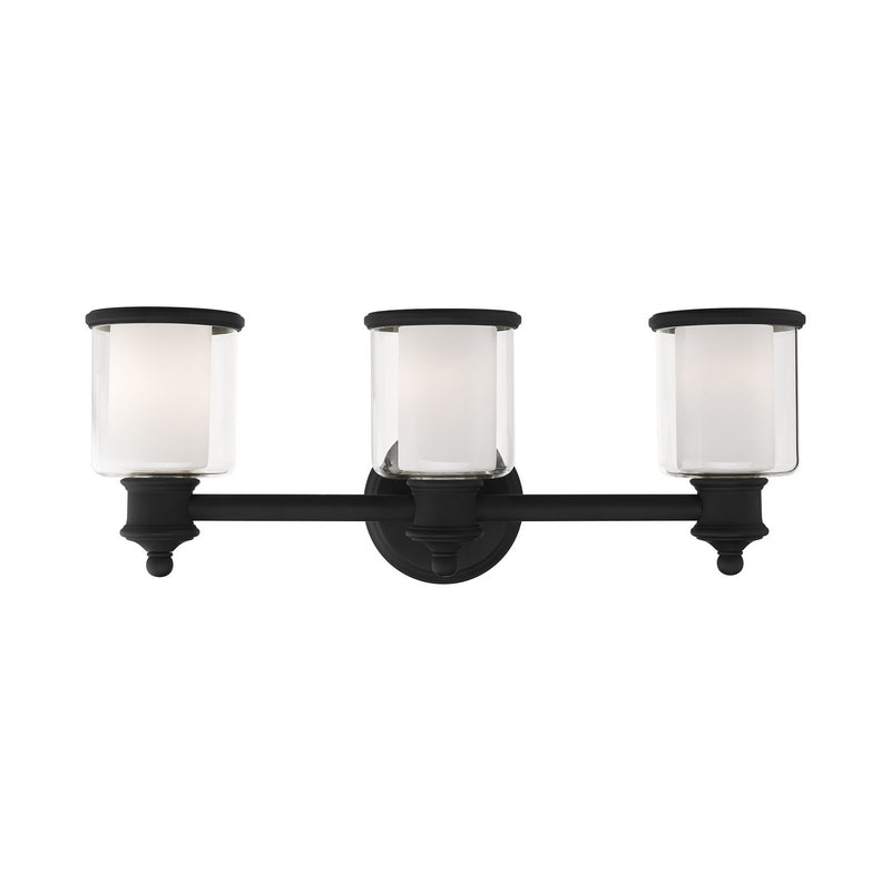 Livex Lighting 40213-04 Three Light Vanity, Black