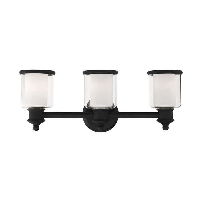 Livex Lighting 40213-04 Three Light Vanity, Black
