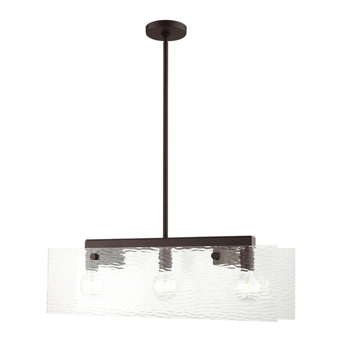 Livex Lighting 45623-07 Three Light Chandelier, Bronze