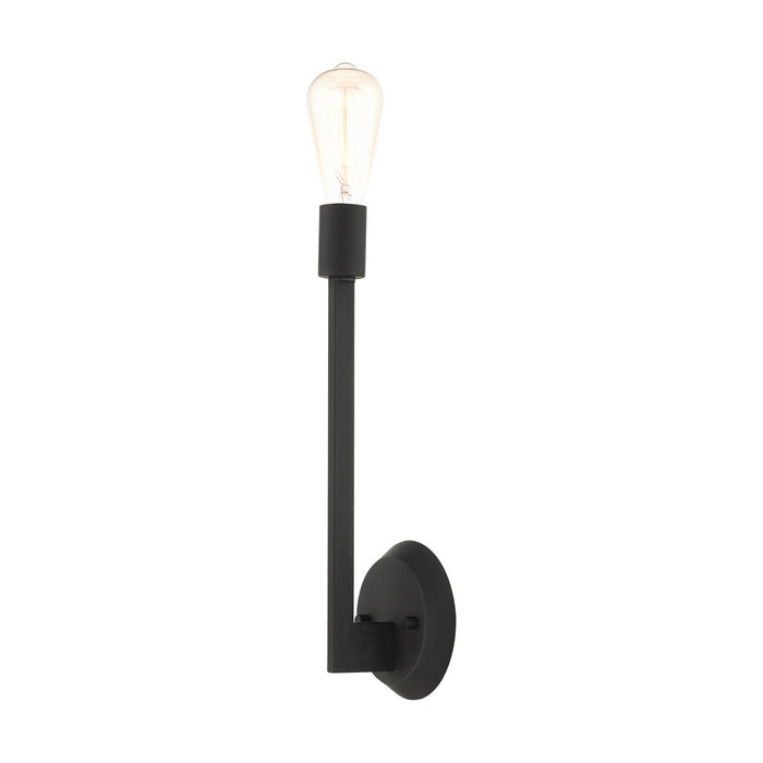 Livex Lighting 45839-04 One Light Wall Sconce, Black
