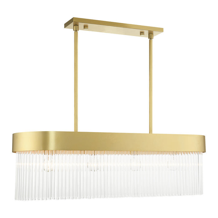 Livex Lighting 49826-33 Four Light Chandelier, Soft Gold