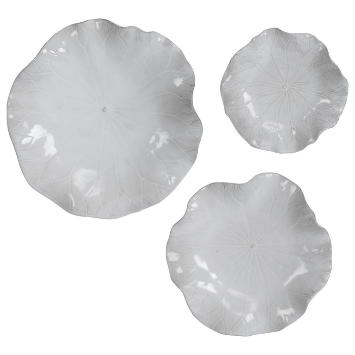 Uttermost 04234 Wall Decor, S/3, White