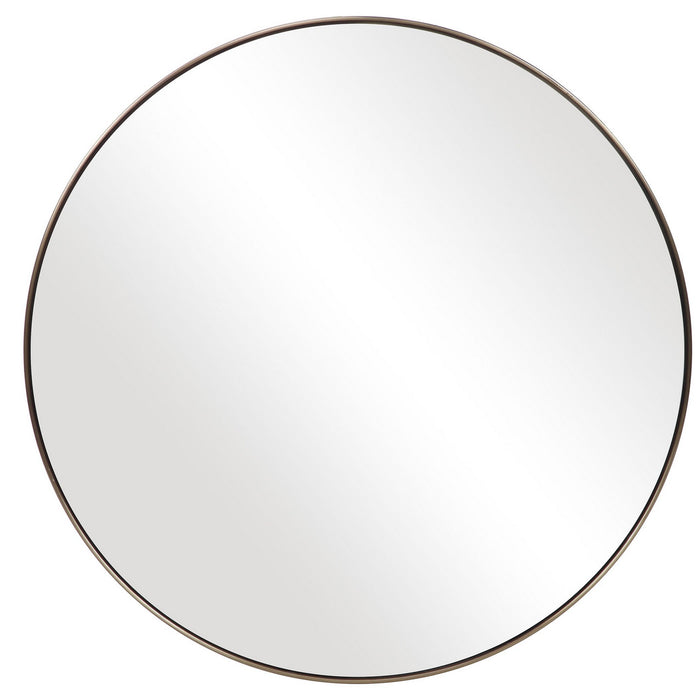 Uttermost 09617 Mirror, Antique Brushed Brass