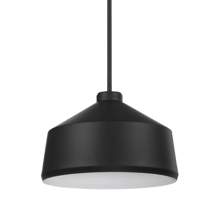 Uttermost 22179 One Light Pendant, Matte Black