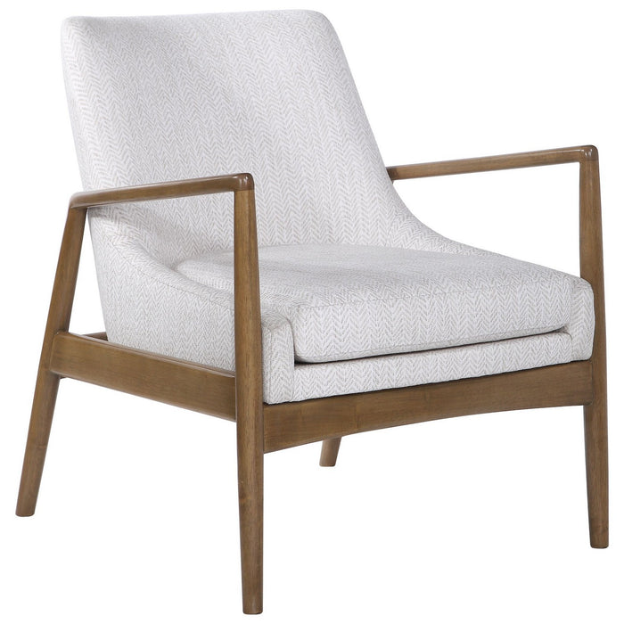 Uttermost 23519 Accent Chair, Solid Wood