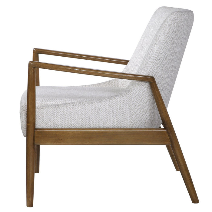 Uttermost 23519 Accent Chair, Solid Wood