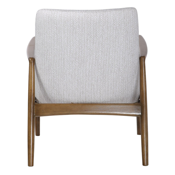 Uttermost 23519 Accent Chair, Solid Wood