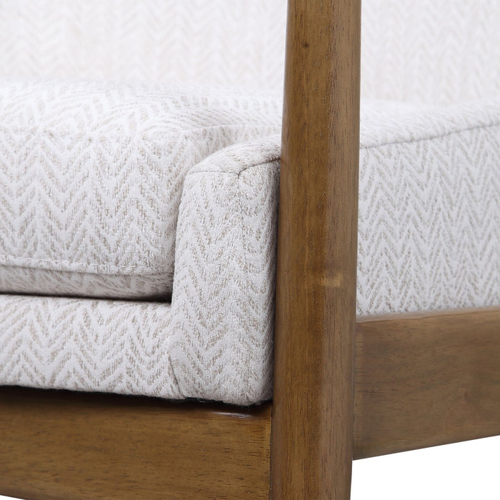 Uttermost 23519 Accent Chair, Solid Wood