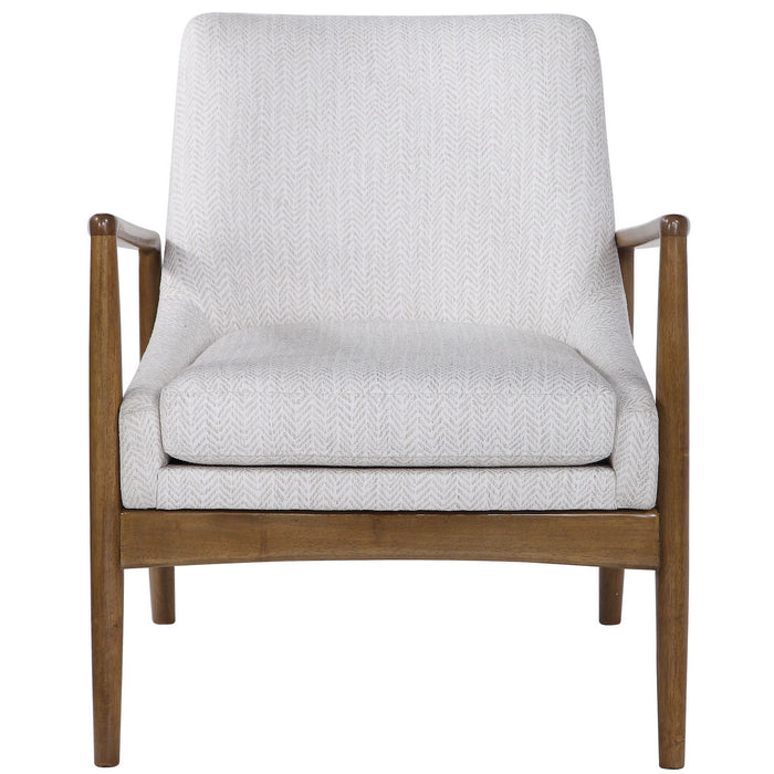Uttermost 23519 Accent Chair, Solid Wood